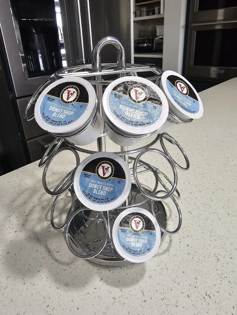 K Cup holder Holds 27 Pods Like New Spins for Keurig & Other Brand Coffee Pods